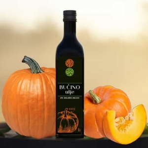 Bučino ulje toplo prešano 100% 0,5L
